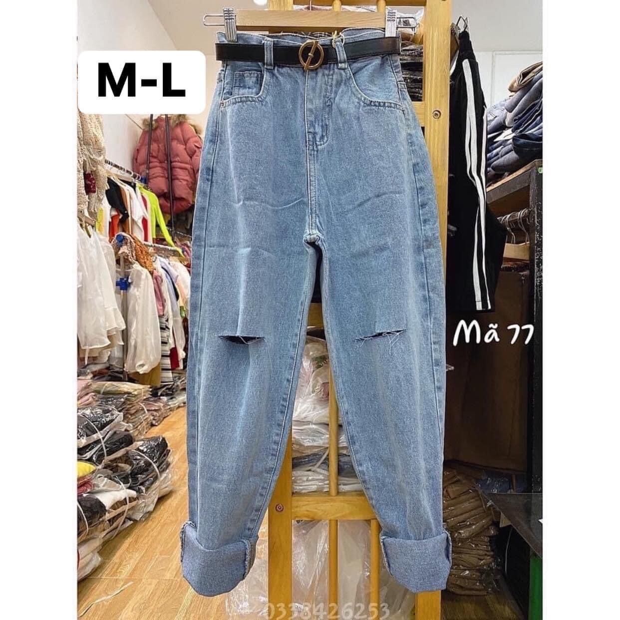 Baggy Jeans Rách Gối ⛅️