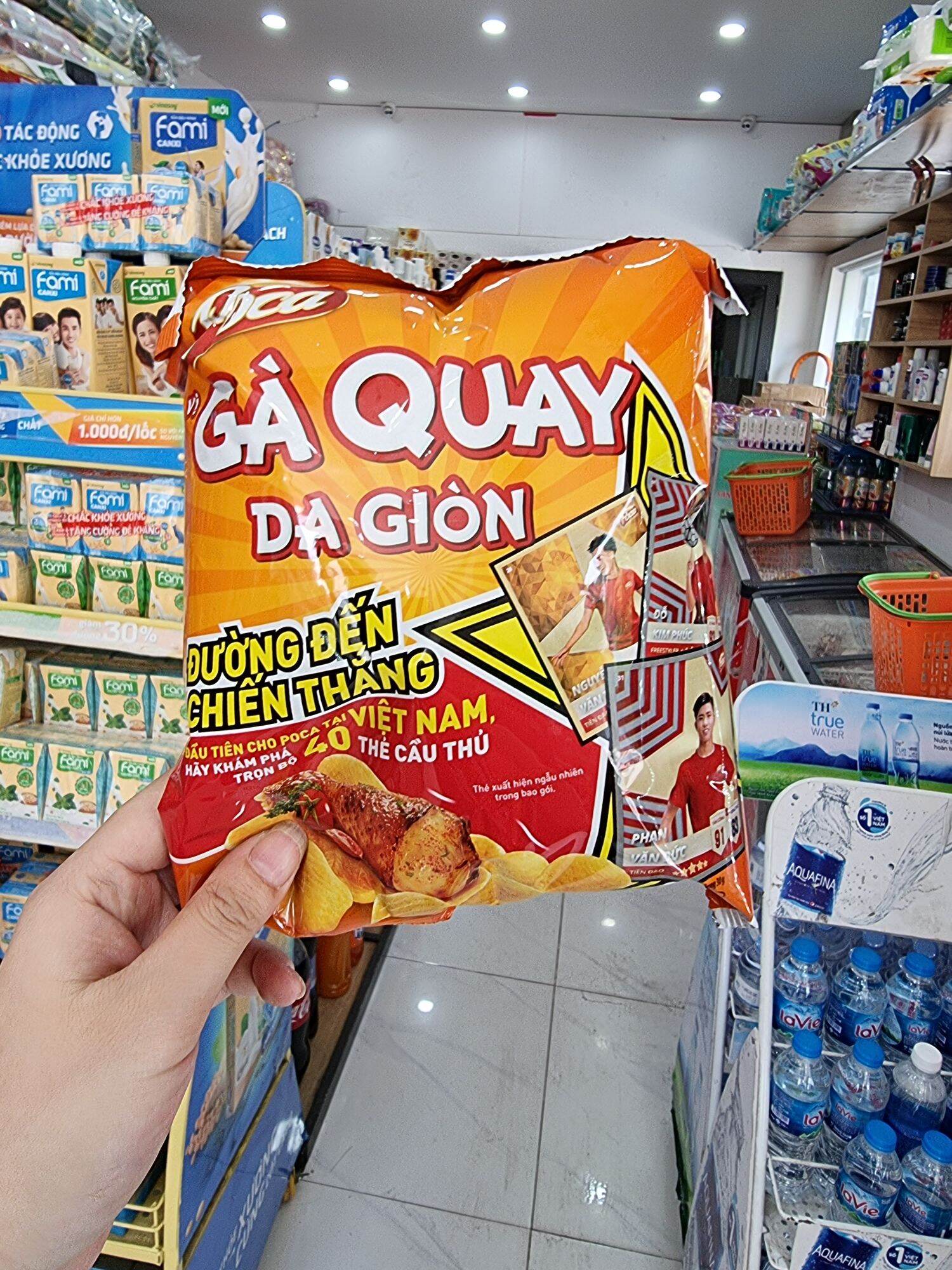 Bịch Bimbim Poca gà quay da giòn 10 gói