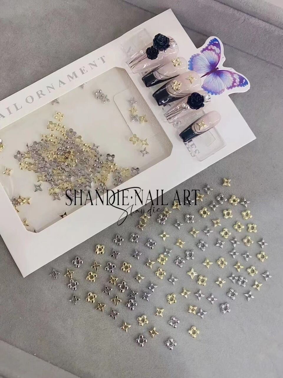Set charm đính móng