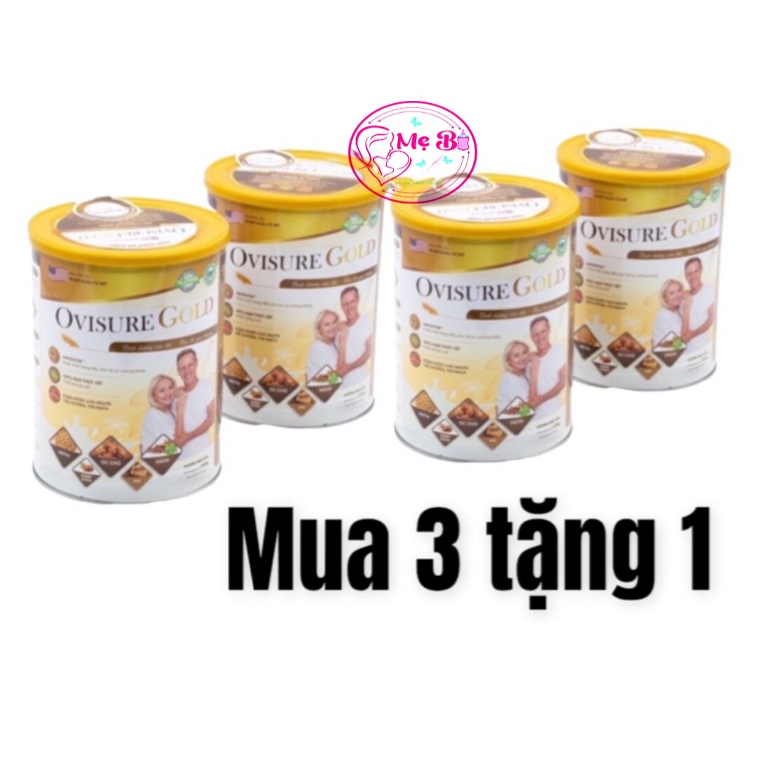 Sữa Ovisure gold combo mua 3 tặng 1 lon 650gr