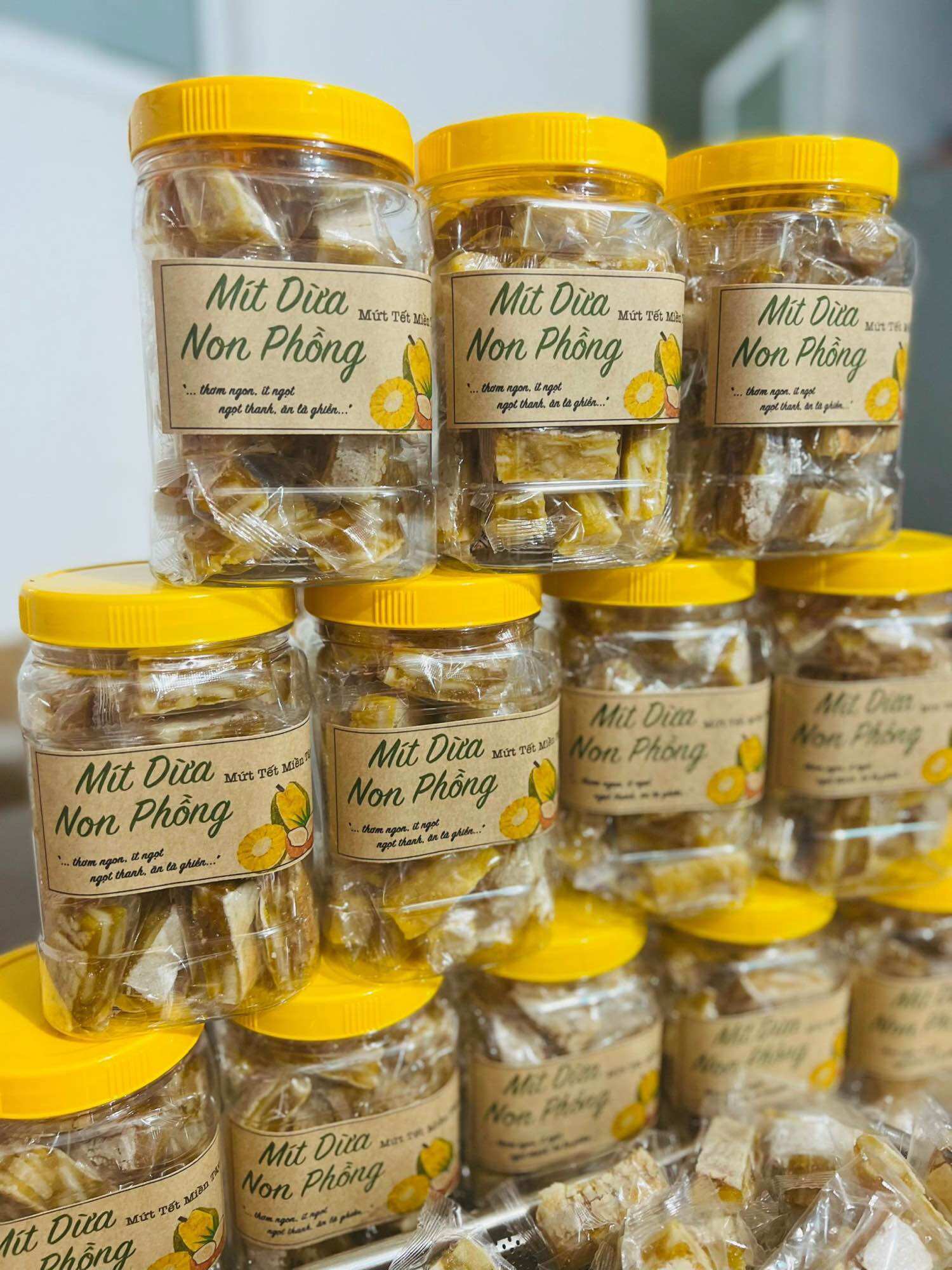 Mít dừa non bánh phồng 500gr