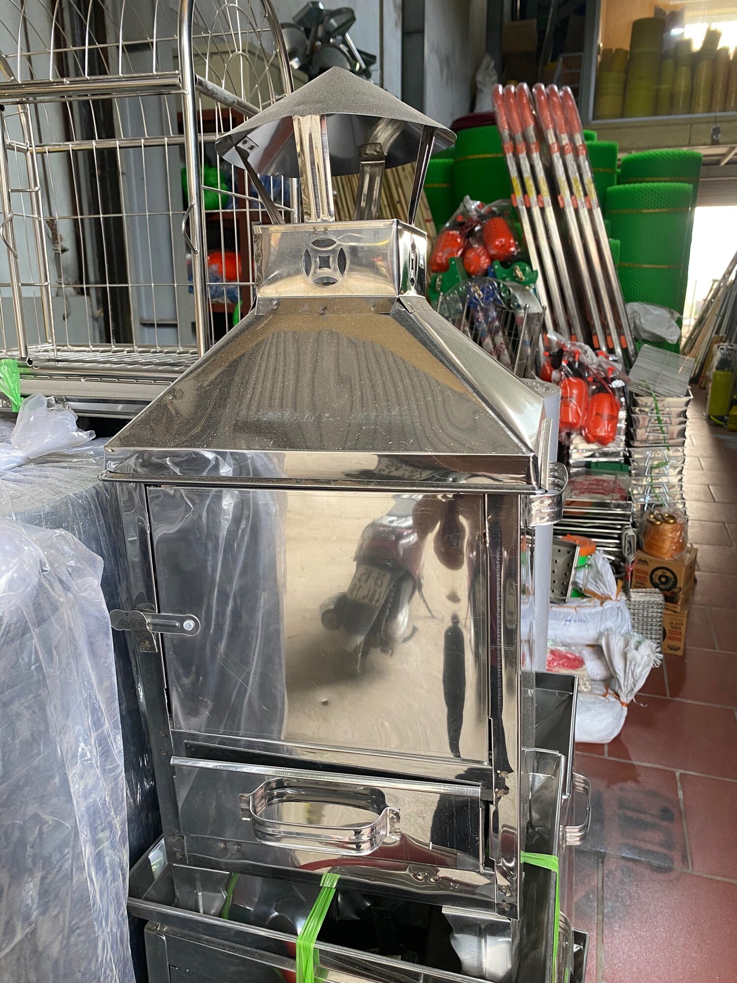 Lò Hoá Vàng Mã Inox dầy đẹp