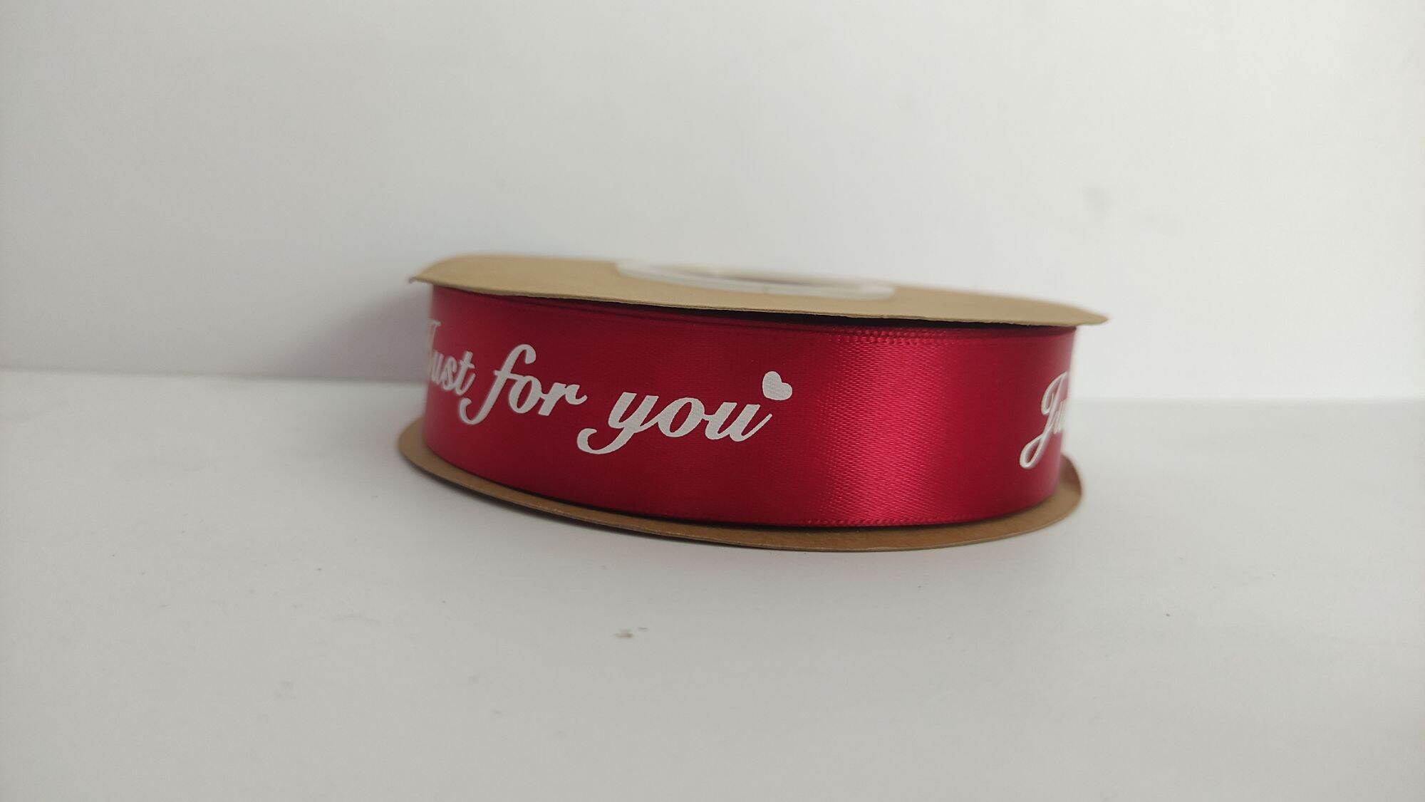 Cuộn 45m ruy băng lụa Just for you bản 2,5cm