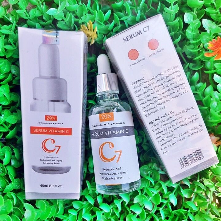 Serum truyền trắng xóa thâm VitaminC Tế bào gốc C7
