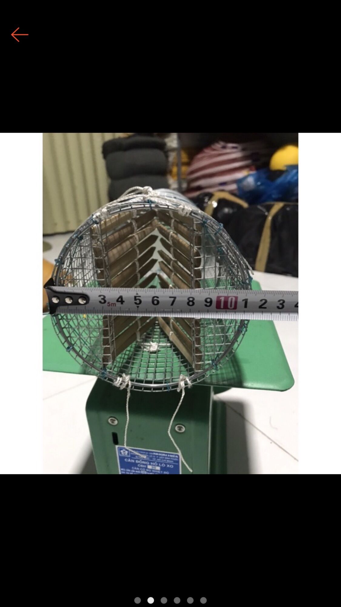 lộp đặt ếch ngang 12 dài 29cm lỗ lưới 8li