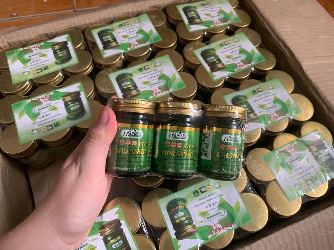 Dầu Cù Là Green Herb Balm Chính Hãng Thái Lan