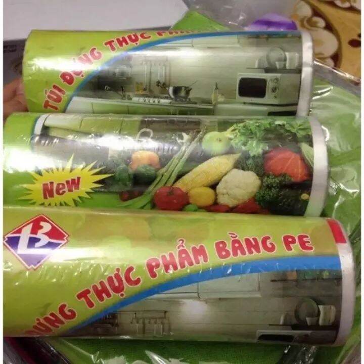 Cuộn 500gr/ 1kg Túi đựng thực phẩm PE 3 cỡ