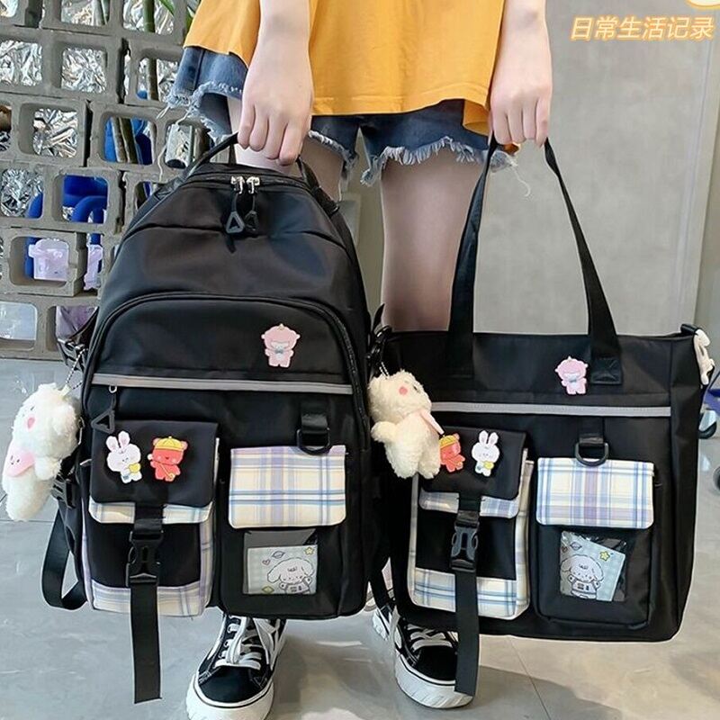 Cặp Sách Nữ Ba Lô Hai Vai Sức Chứa Lớn Lớp Ba Đến Lớp Sáu Học Sinh Cấp Hai Học Sinh Cấp Ba Đáng Yêu Ba Lô Dễ Phối