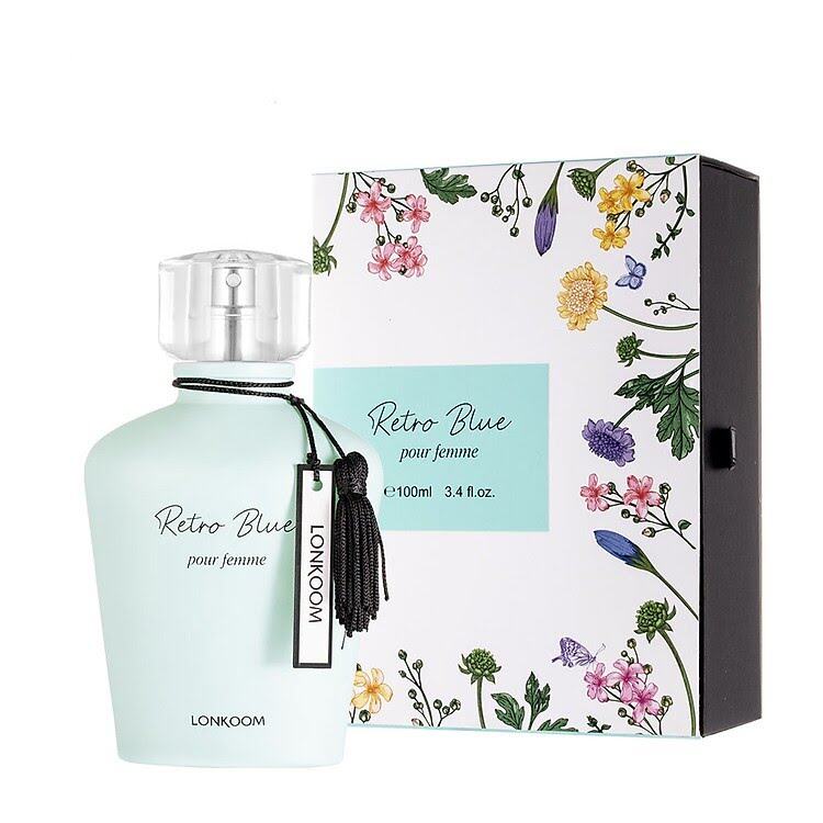 [SIÊU PHẨM] Nước Hoa Nữ Chính Hãng LONKOOM RETRO BLUE 100ml
