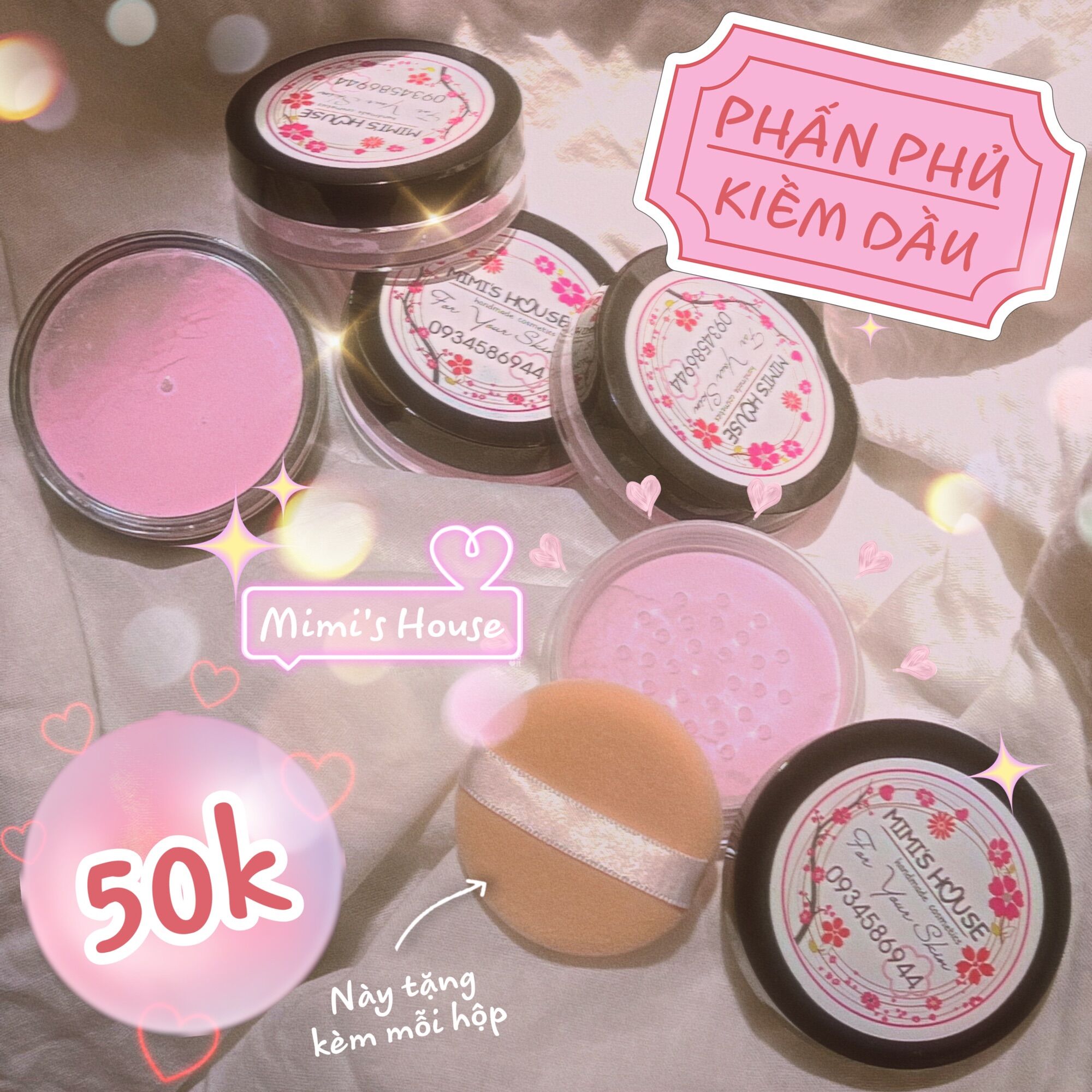 Phấn phủ kiềm dầu mimi’s house
