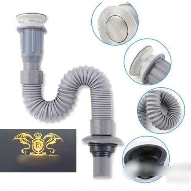 Xi phông xiphong thoát nước chậu rửa mặt loại co giãn. Wash basin poker.