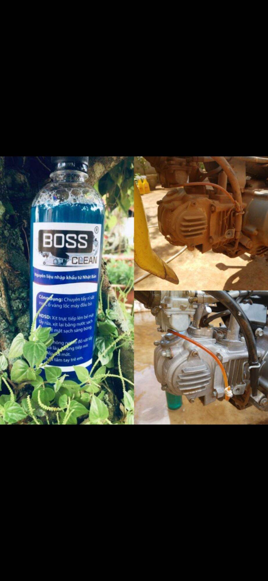 Nước tẩy lốc máy đầu bò , Tẩy lốc máy pt , Tẩy rửa ko chạm boss , Tẩy rửa gầm oto