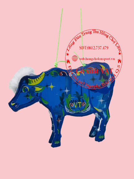 Đồ chơi lồng đèn trung thu mini nhựa hình TRÂU
