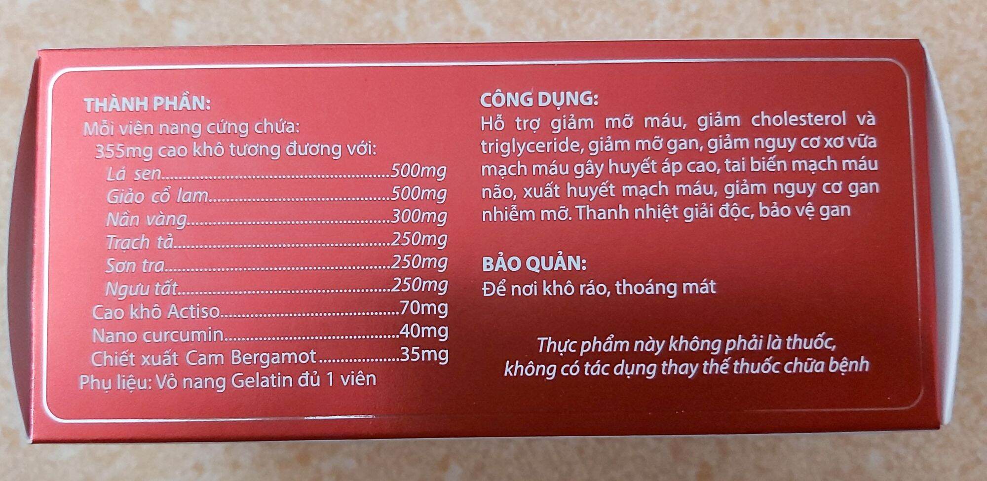 Giảm Mở Máu Tâm Bình
