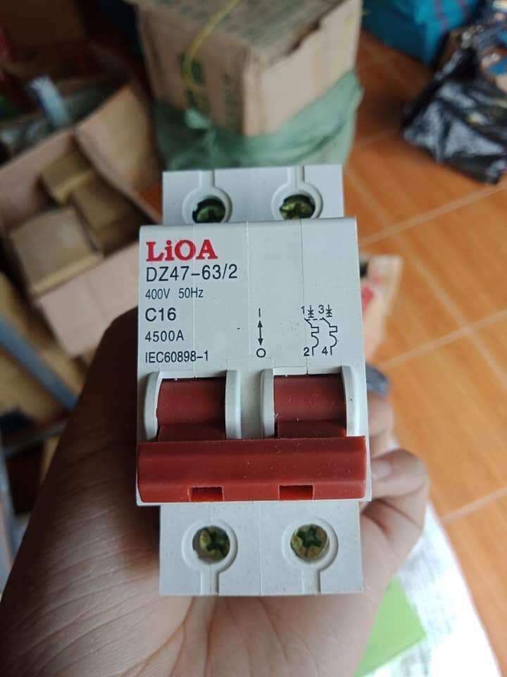 Aptomat đóng cắt điện lioa 220v 6a 10a 16a 20a 32a 40a 50a 63a 74a 100a