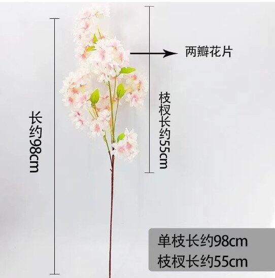 Cành Hoa Anh Đào Lụa Trang Trí