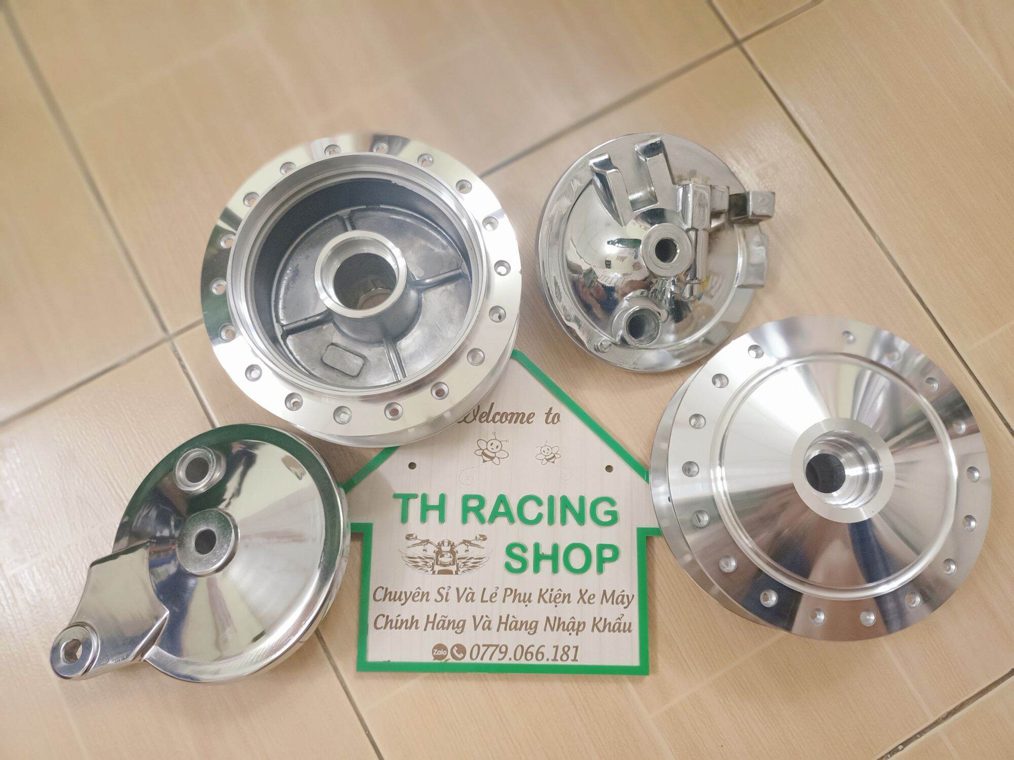 Đùm mạ crom kèm má đùm trước sau gắn vừa các dòng xe wave dream cub sản phẩm mới y như hình ảnh gắn vừa như zin không chế