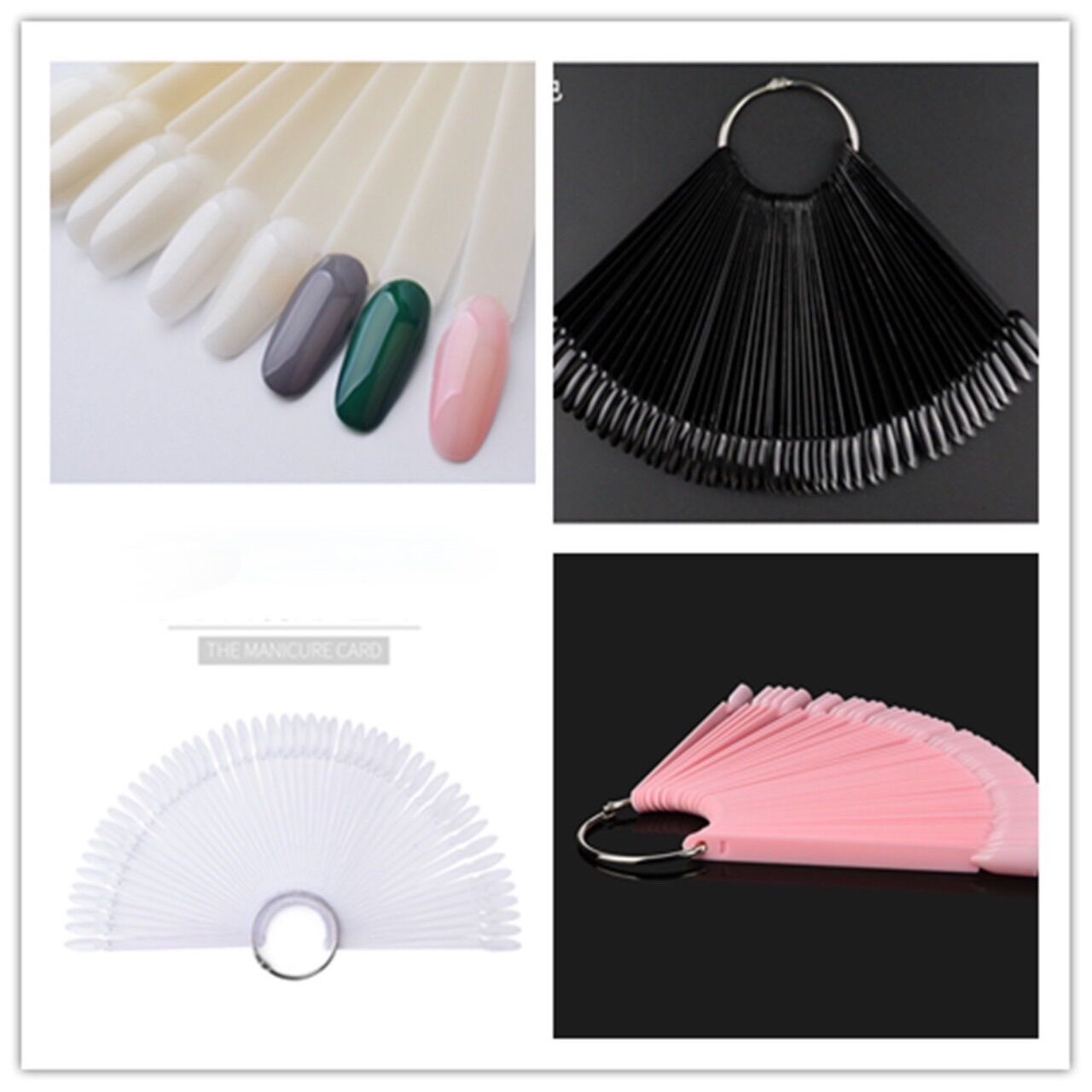 Móng que bầu tròn tập sơn, vẽ nail
