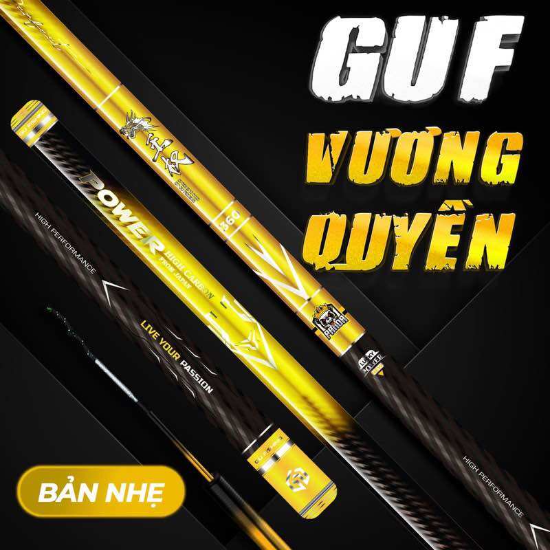 Cần câu tay guf s1 vương quyền săn hàng - cần câu đơn, cần câu đài chuyên săn hàng, hãng guf chính hãng