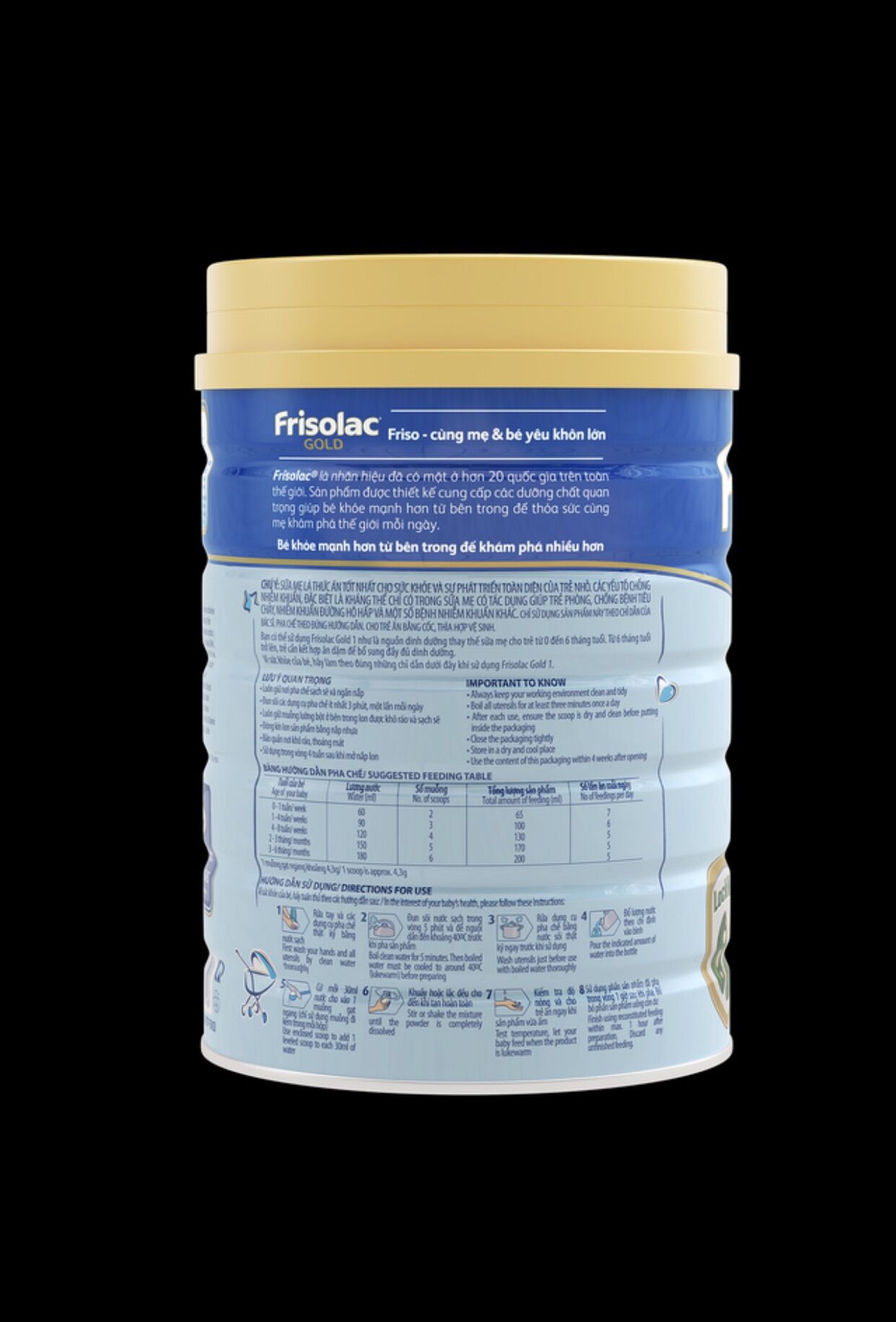 [HCM]Sữa Friso gold 1 ( 0-6 tháng ) 900g