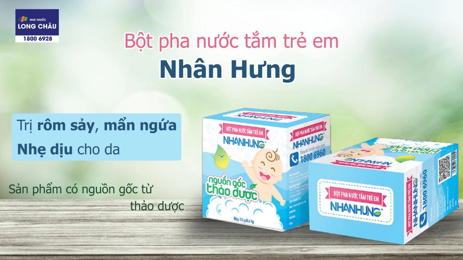 Bột Tắm Nhân Hưng