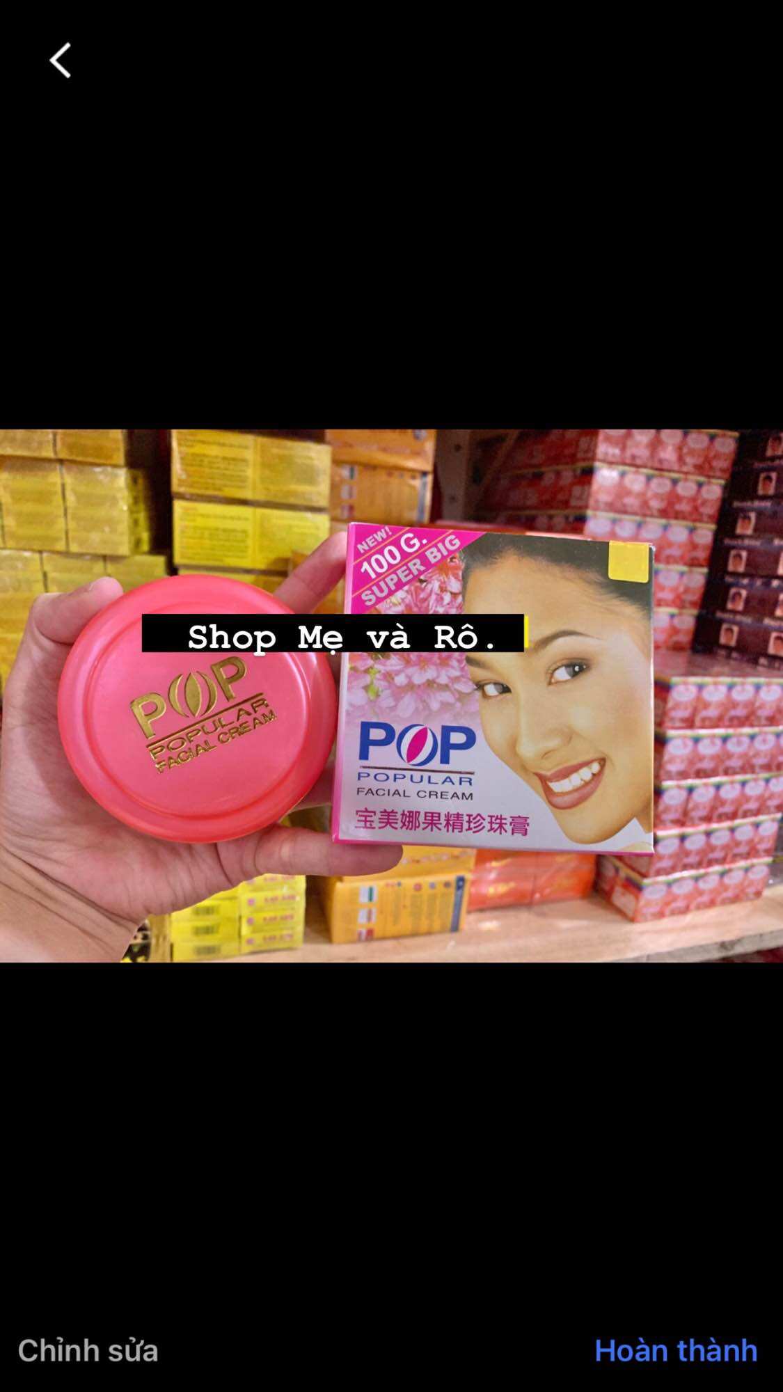 Kem pop thái lan hủ lớn 100g