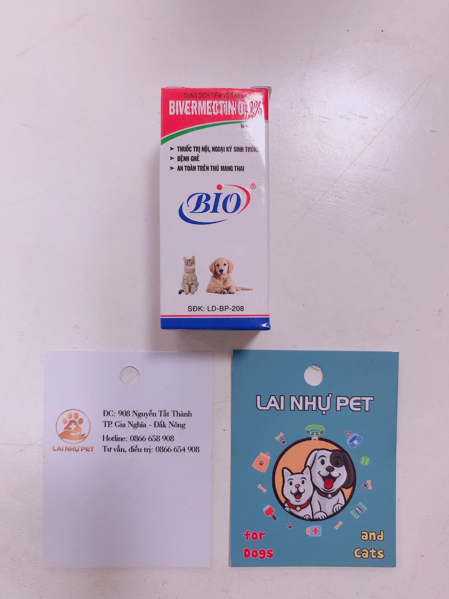 Nội ngoại ký sinh trùng Bivermectin 1%