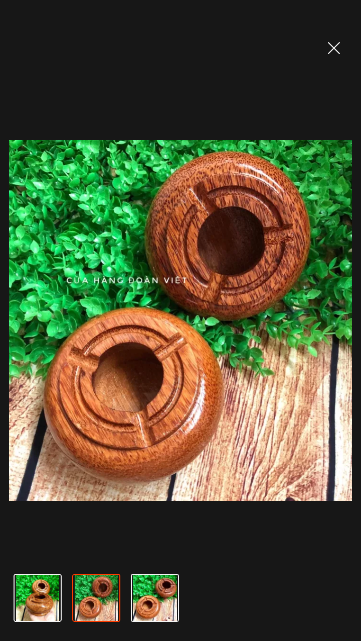 Rạt tàn thuốc bằng gỗ dừa