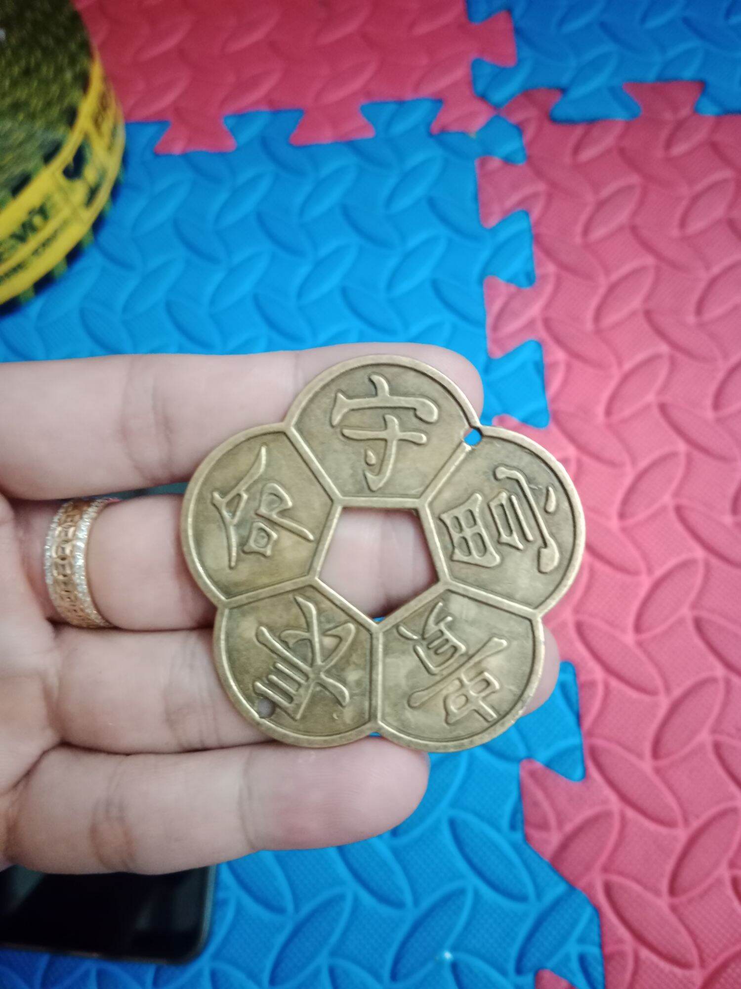 ĐỒNG XU HOA MAI KIM TIỀN