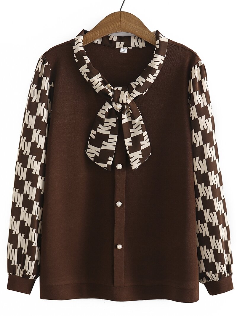 Áo Sơ Mi Dài Tay Thời Trang Cho Bà Mẹ Trẻ Áo Sơ Mi Cổ Chữ V Thường Ngày Cho Phụ Nữ Trung Niên Và Cao Tuổi Mặc Vào Mùa Xuân Thu