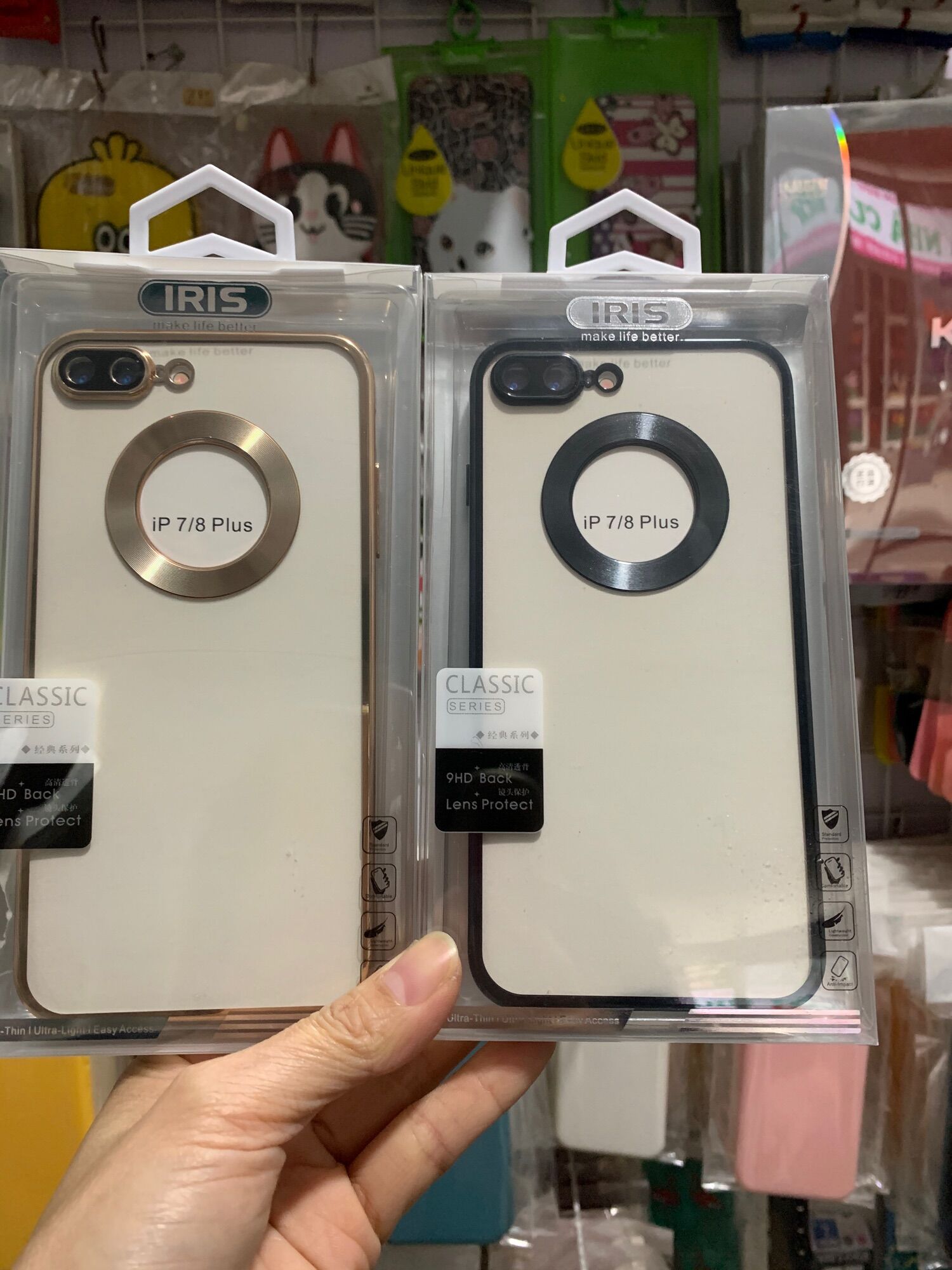 Ốp iphone 7plus , 8plus , 7 plus , 8 plus (5.5) hở táo , mạ mầu siêu đẹp hãng Iris xịn