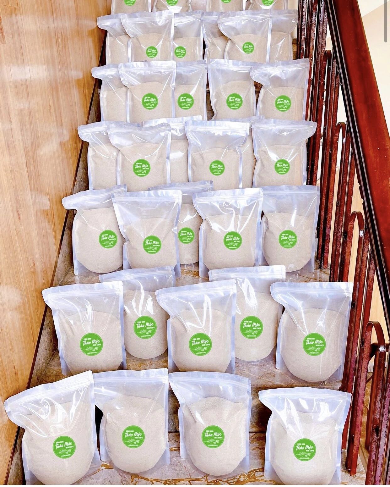 CÁM GẠO THẢO MỘC MIX CAFE - TÚI 1KG