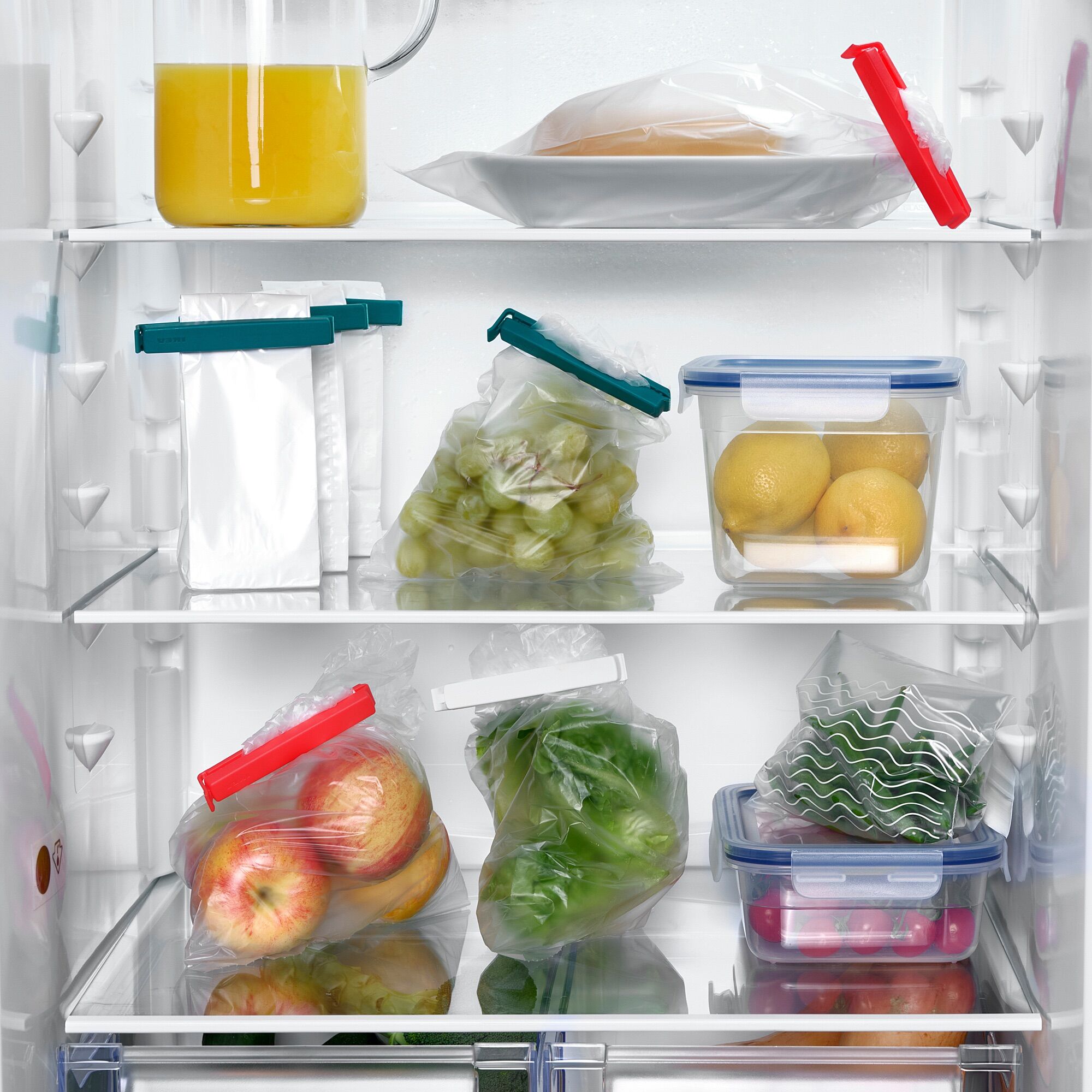KẸP MIỆNG TÚI THỰC PHẨM IKEA BEVARA (SET 10 CÁI DÀI) - TW MALL