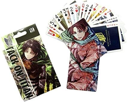 Bộ bài Tây anime Attack on titan 54 ảnh khác nhau