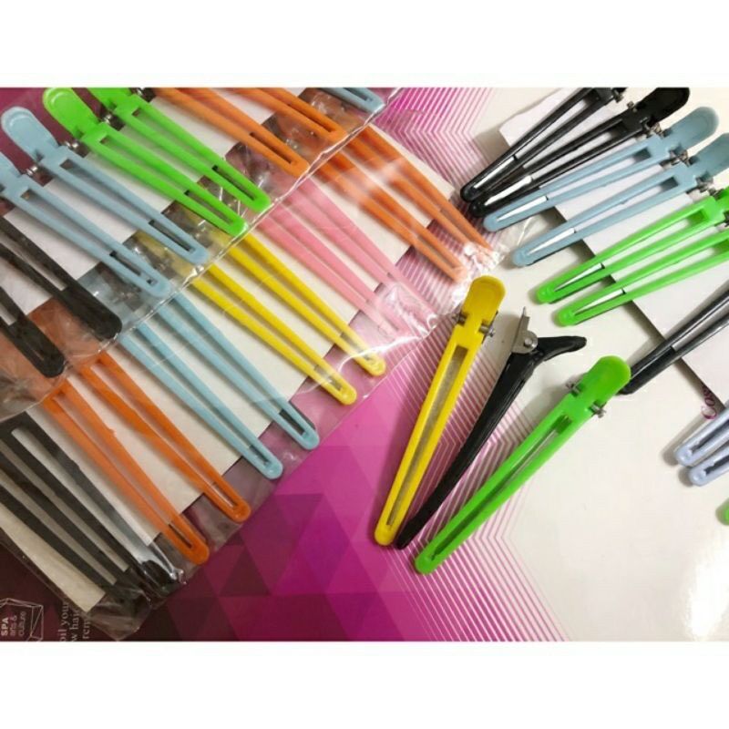 💥Xả Kho_ 60 Kẹp Vịt Nhiều Màu (dài 10cm)