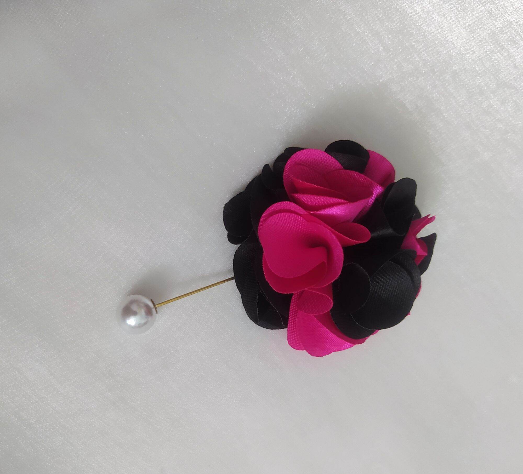 Hoa cài áo handmade Canto phối màu size 7cm