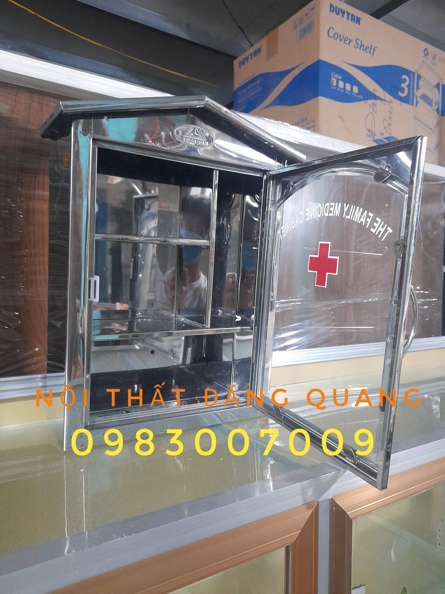 Tủ y tế, tủ thuốc gia đình inox