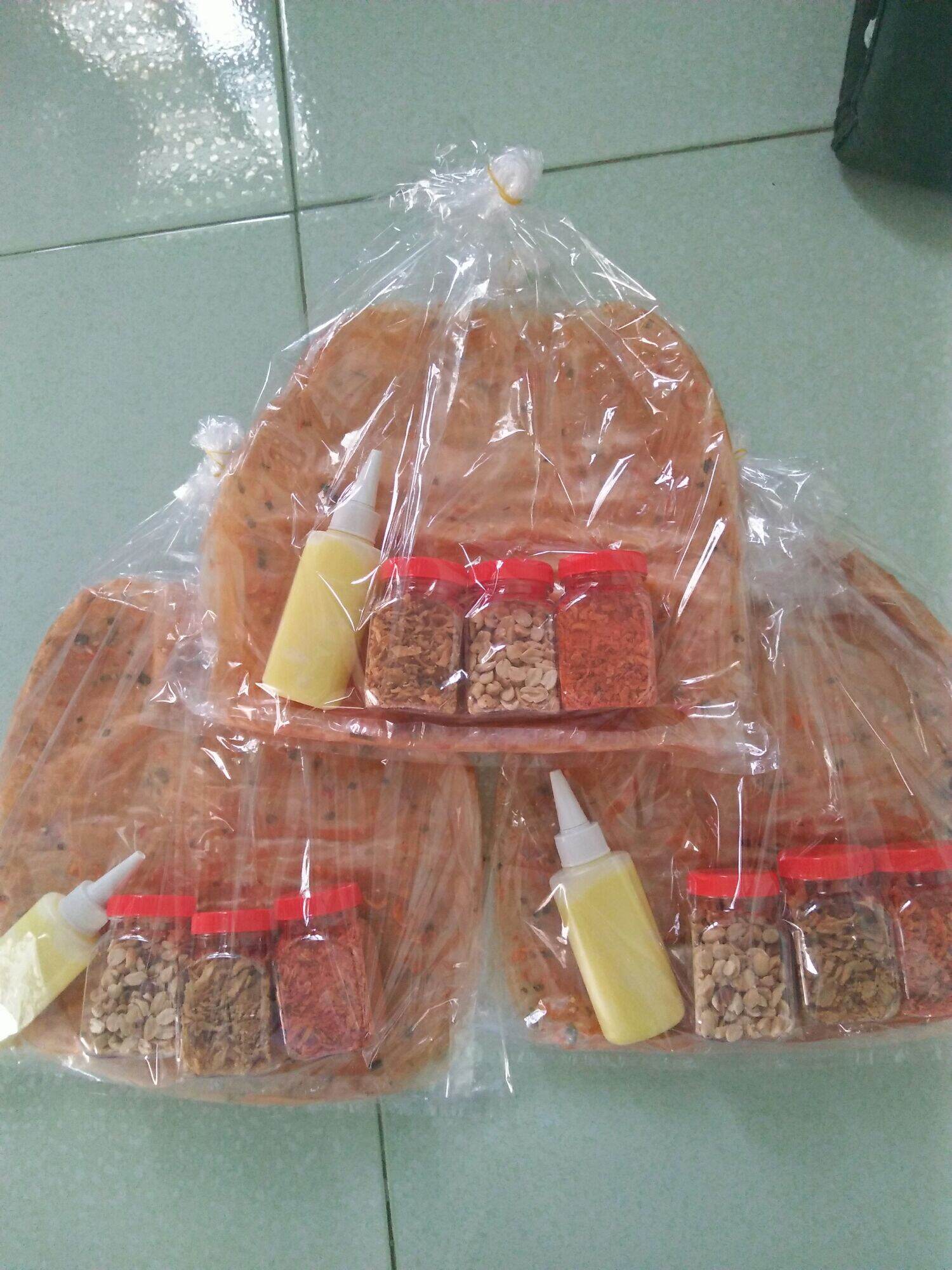 Set 300g bánh tráng bơ dẻo tôm phơi sương