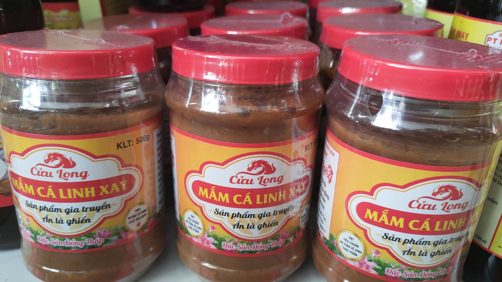 2 Mắm cá linh xay 500gr - Đặc sản Đồng Tháp