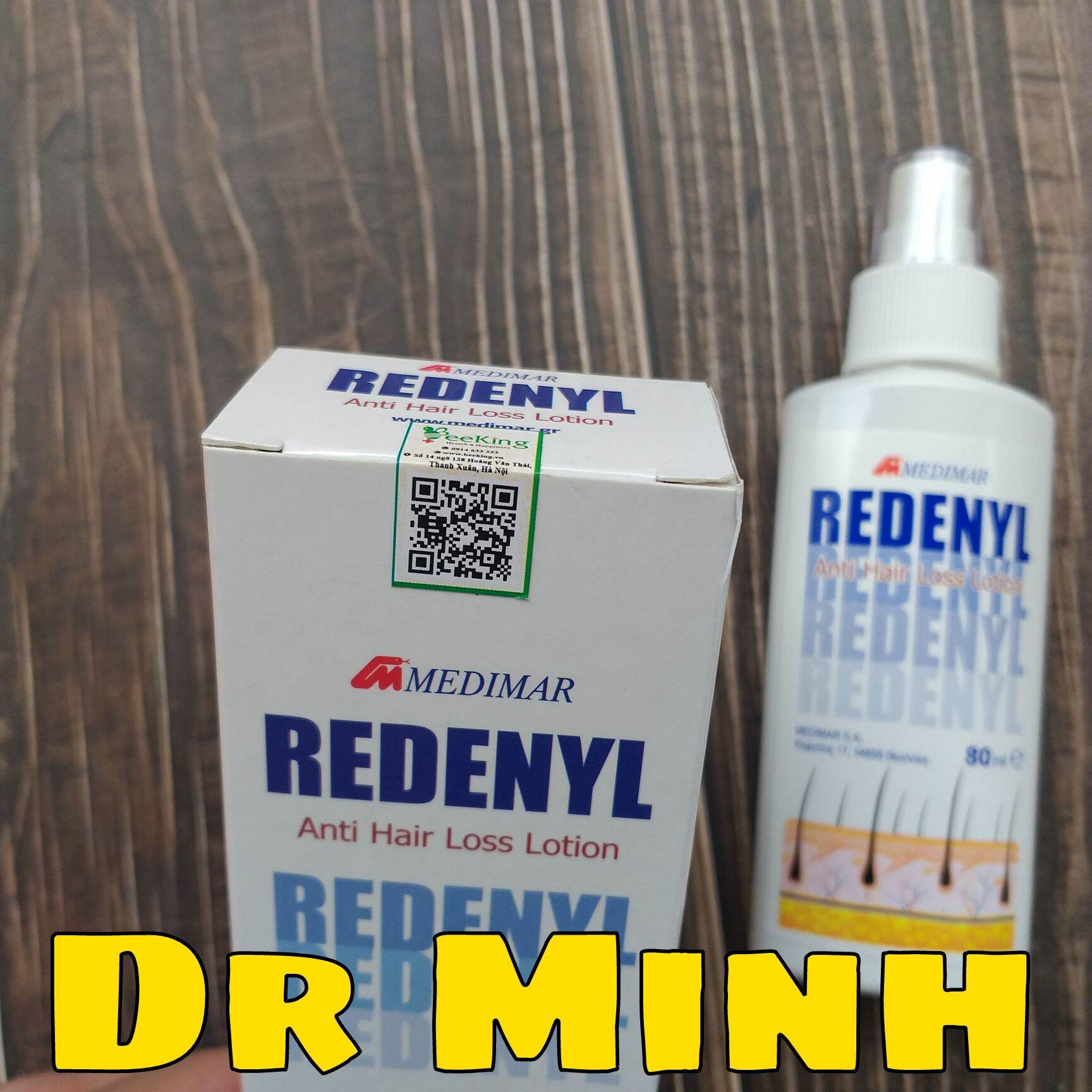 Xịt dưỡng tóc Redenyl 80ml giúp kích thích mọc tóc