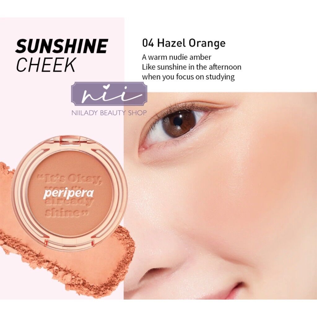 Má hồng Peripera Pure Blushed Sunshine Cheek
