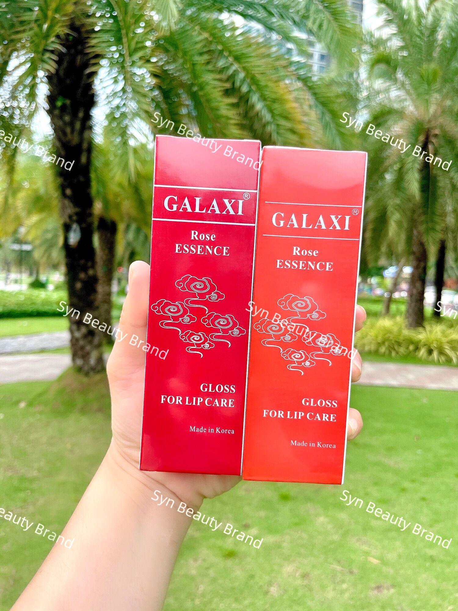 Son dưỡng galaxi rose essence kích màu môi sau xăm 15ml