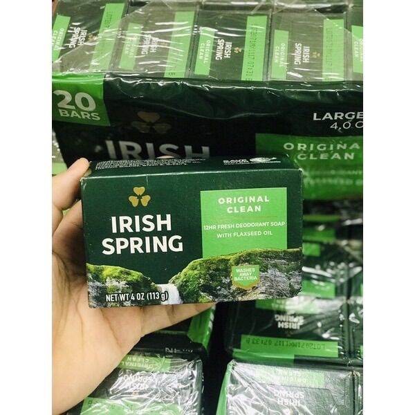Xà bông cục diệt khuẩn irish spring original 113g