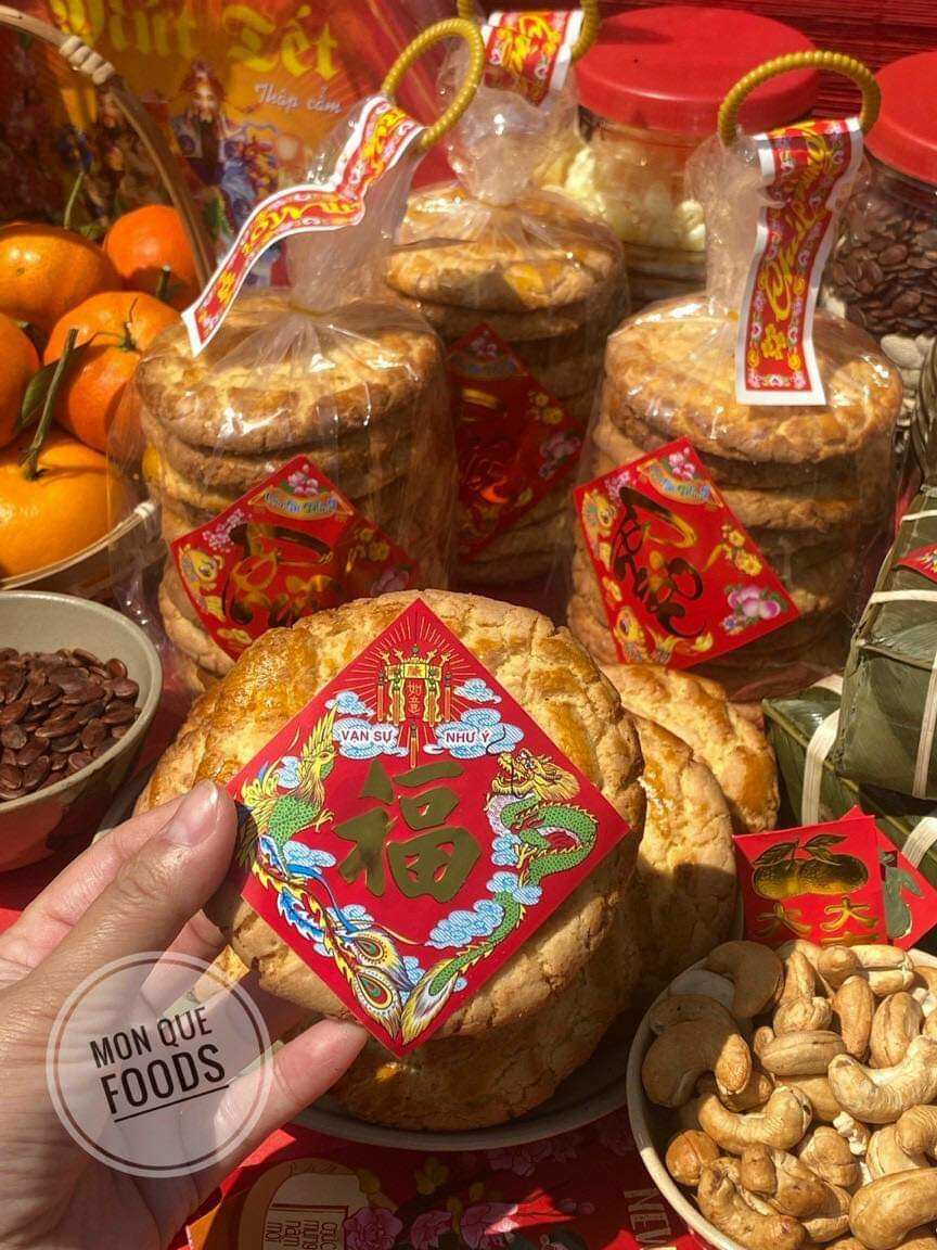 Bánh hạnh nhân hạt điều ( cây 10 bánh)
