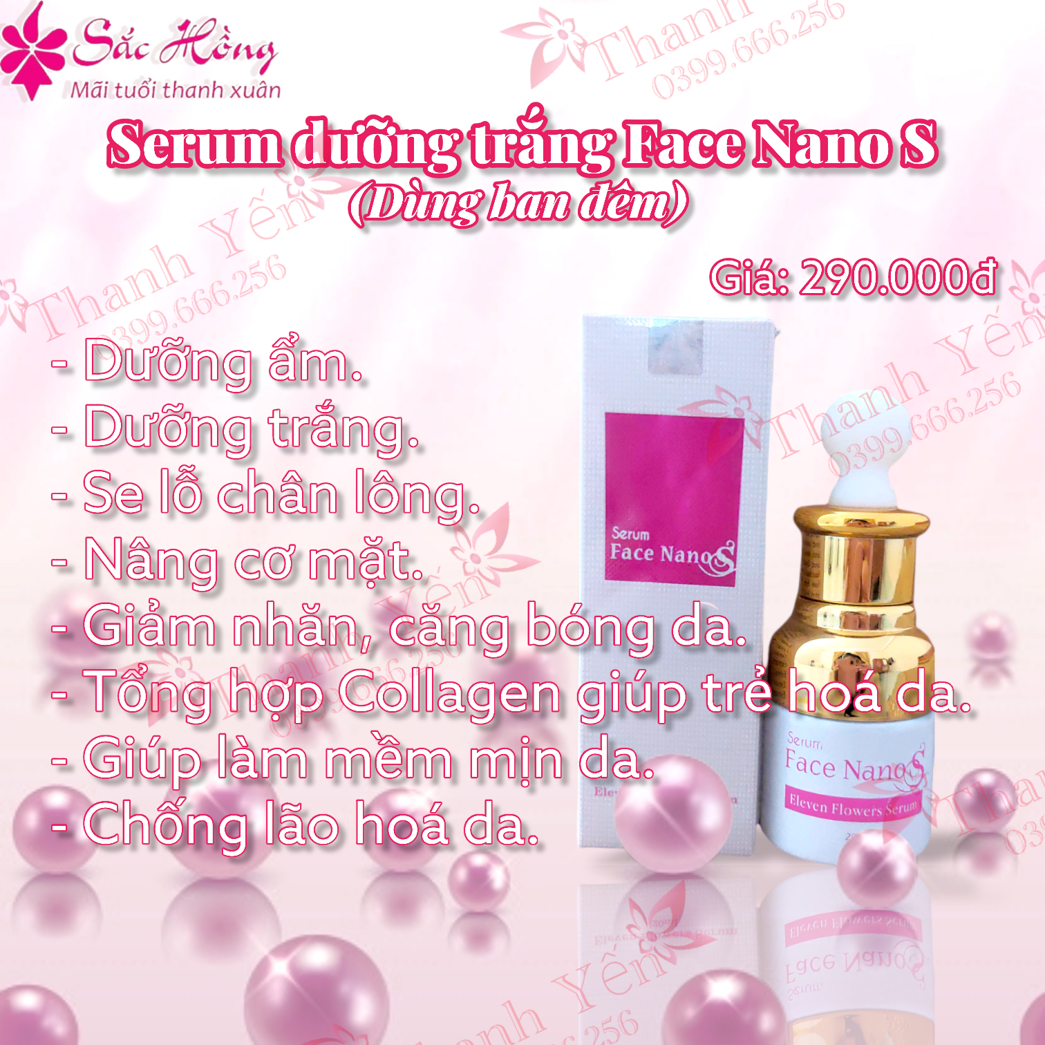 SỈ 5 SERUM DƯỠNG TRẮNG BAN ĐÊM - 20ml
