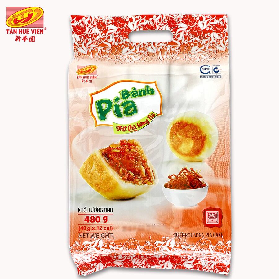 Bánh pía chà bông bò Tân Huê Viên
