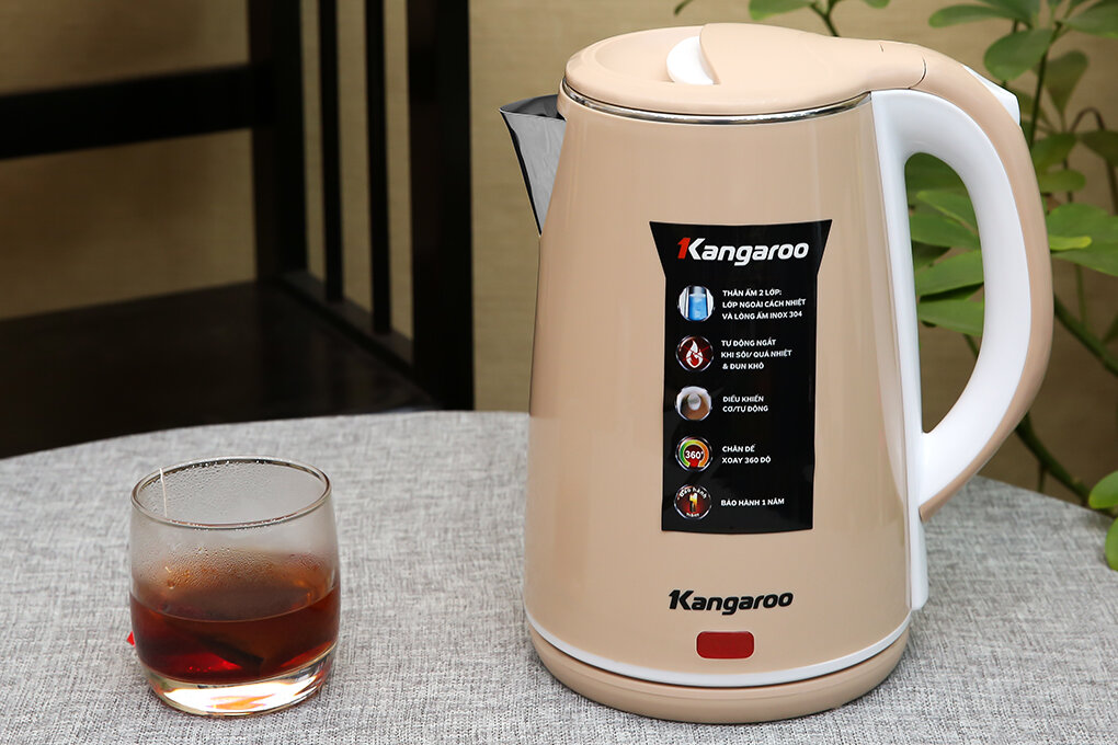 Bình đun siêu tốc kangaroo 1.5 lít kg-18k1