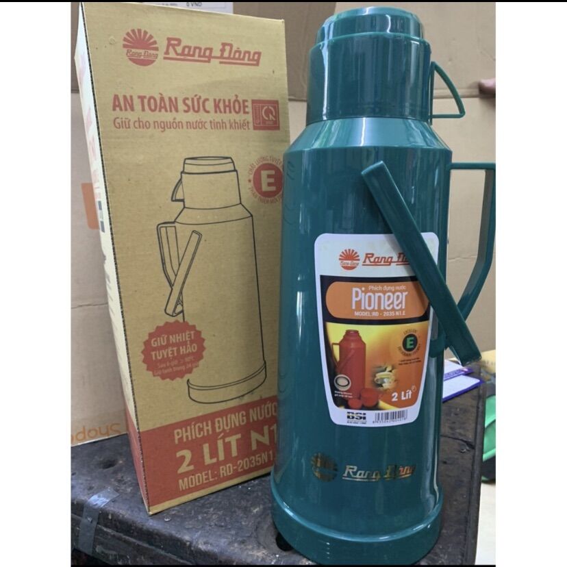 Bình Thủy 2L Rạng Đông 2035 N1.E (2 lít) (Màu ngẫu nhiên)