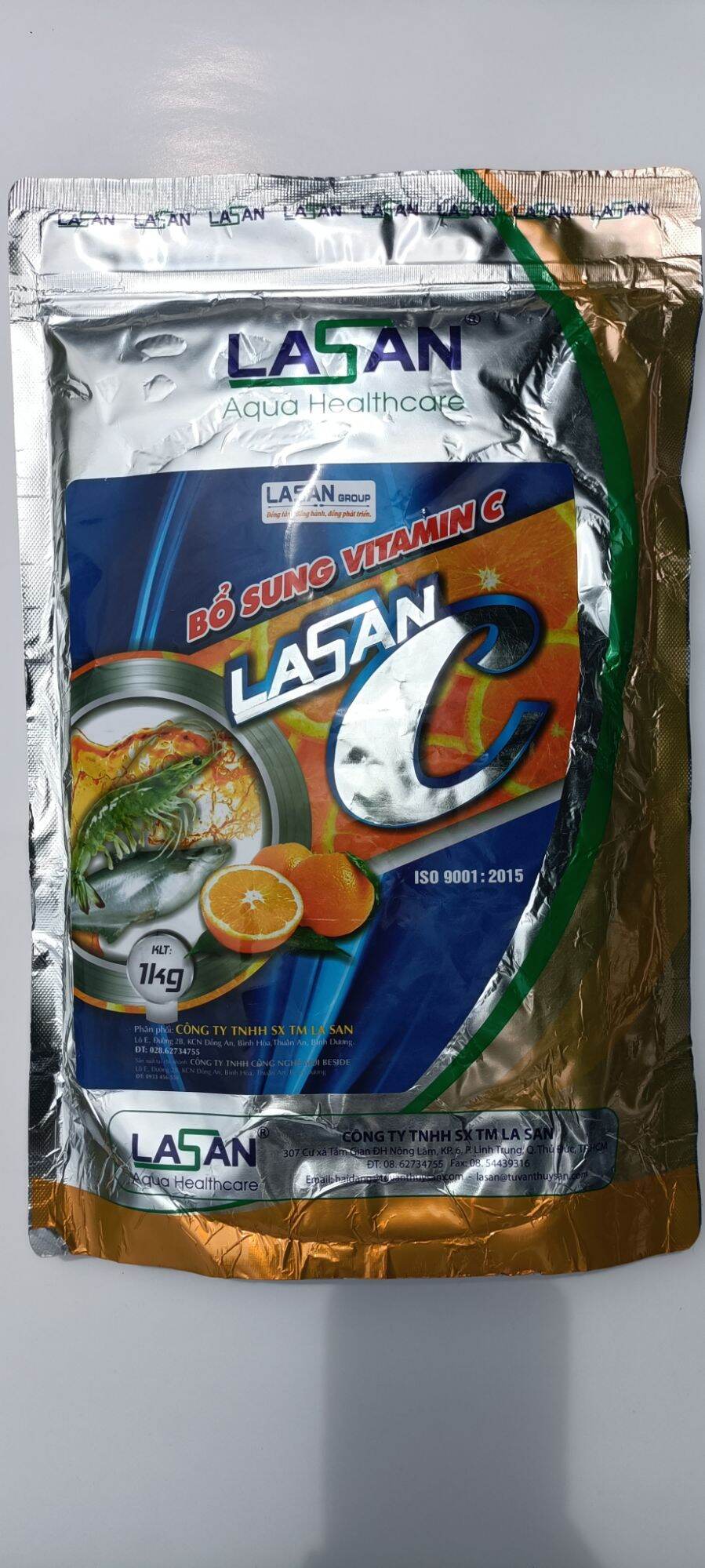 Vitamin C LaSan Bổ Sung Cho Tôm Cá Ốc Bươu Đen