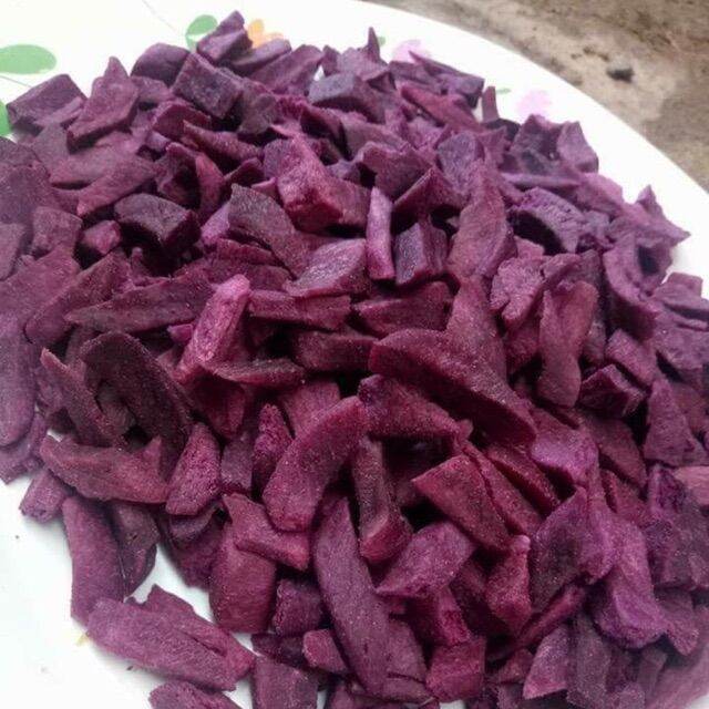 500GR KHOAI LANG TÍM SẤY KHÔ HÀNG VỤN GIÒN NGON